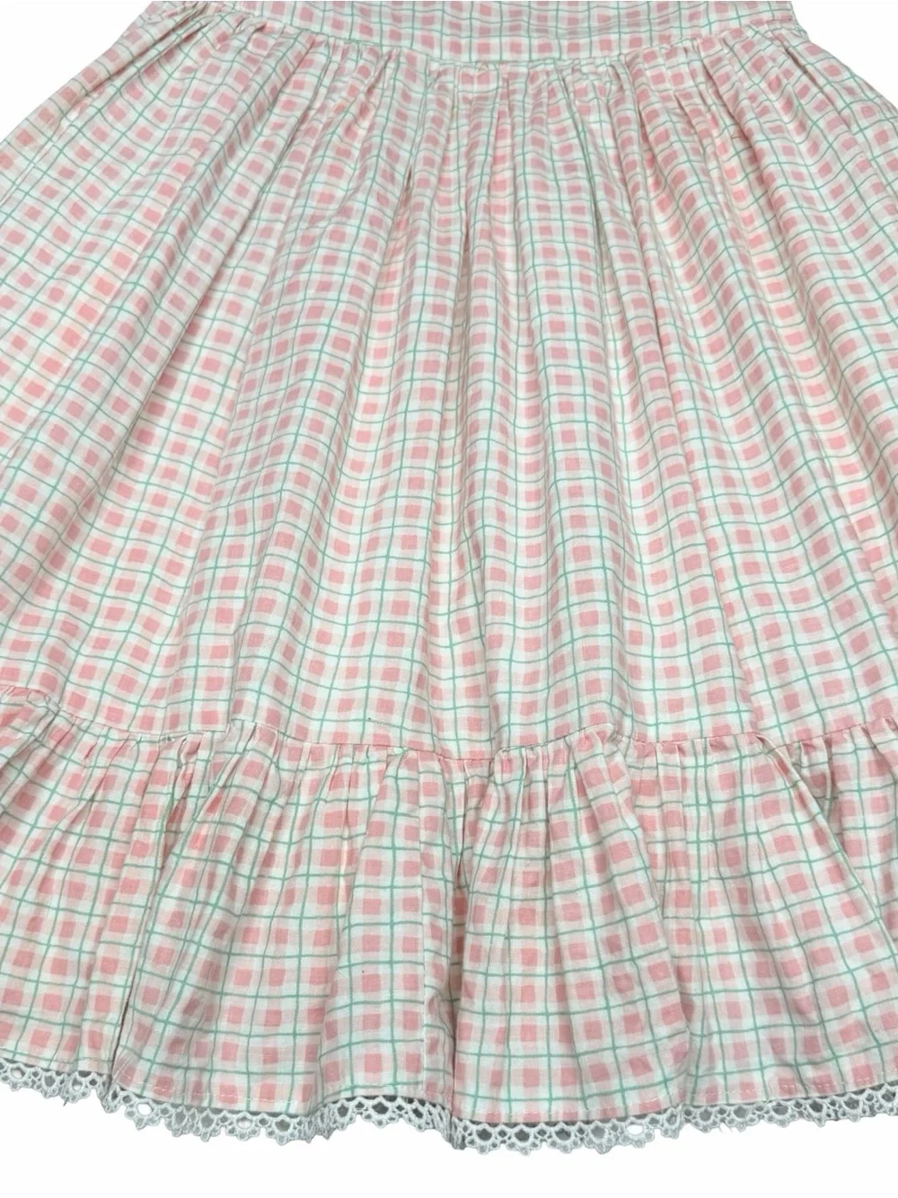 Vintage‎ Handmade Puff Sleeve Peter Pan Collar Dress